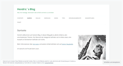 Desktop Screenshot of blog.hwws.de